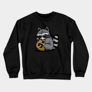 Rich Raccoon Crewneck Sweatshirt